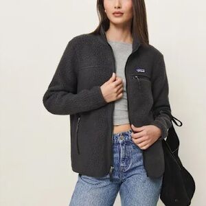 Patagonia Women's Retro Pile Fleece Jacket Charcoal Women’s Size Small